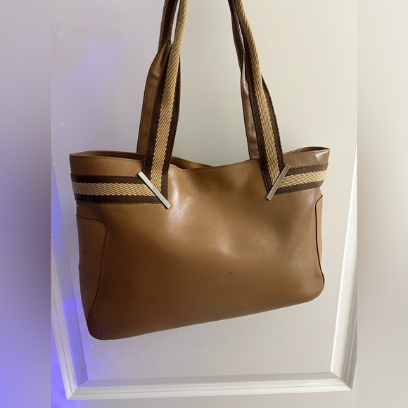 TAN GUCCI LEATHER TOTE - Picture 11 of 16